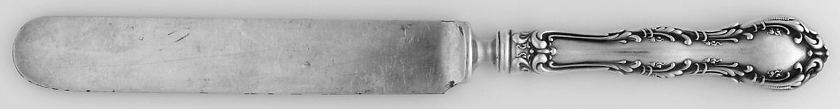 Irving (Sterling, 1900, R, W & S Stamp) Blunt Hollow Knife with Bolster by Wallace Silver-1