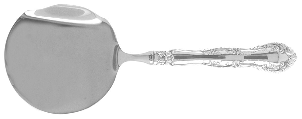 Irving (Sterling, 1900, R, W & S Stamp) Cranberry Server with Stainless Bowl by Wallace Silver-1