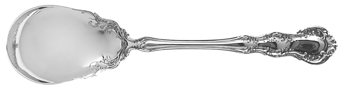 Irving (Sterling, 1900, R, W & S Stamp) Preserve Spoon by Wallace Silver-1