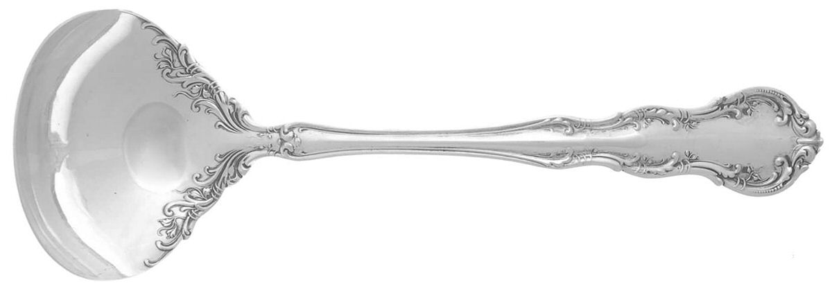 Irving (Sterling, 1900, R, W & S Stamp) Solid Gravy Ladle by Wallace Silver-1