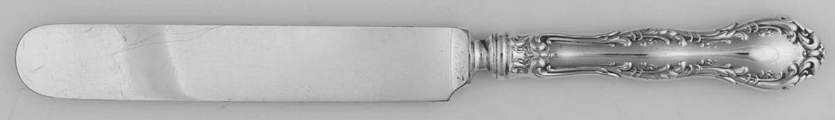 Irving (Sterling, 1900, R, W & S Stamp) Blunt Hollow Knife with Bolster by Wallace Silver-1