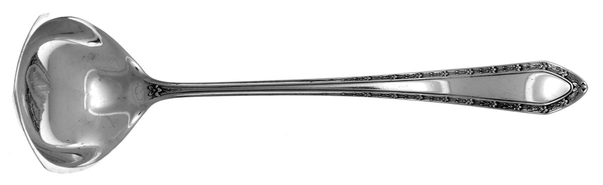 Orange Blossom (Sterling, 1923) Solid Piece Cream Ladle by Wallace Silver-1