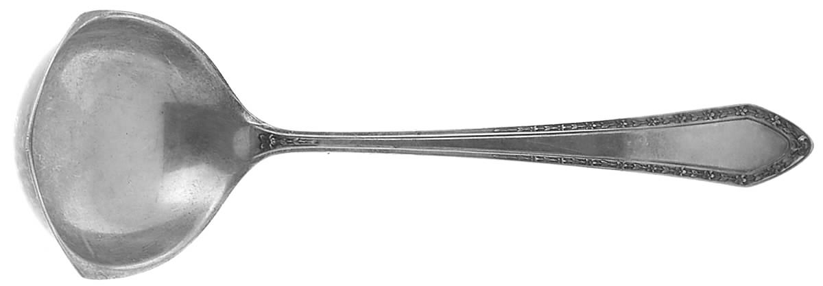 Orange Blossom (Sterling, 1923) Solid Gravy Ladle by Wallace Silver-1