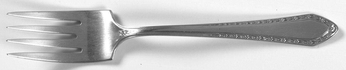 Orange Blossom (Sterling, 1923) Individual Solid Fish Fork by Wallace Silver-1
