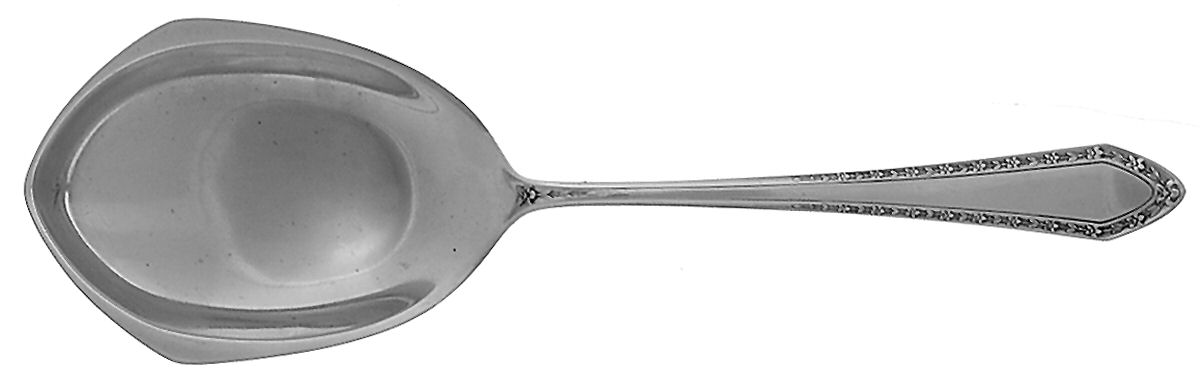 Orange Blossom (Sterling, 1923) Vegetable Serving Spoon (Solid) by Wallace Silver-1