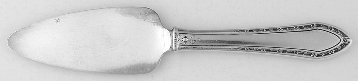 Orange Blossom (Sterling, 1923) Cheese Server with Silverplate Blade by Wallace Silver-1
