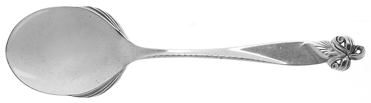 Orchid Elegance (Sterling, 1956) Sugar Spoon by Wallace Silver-1