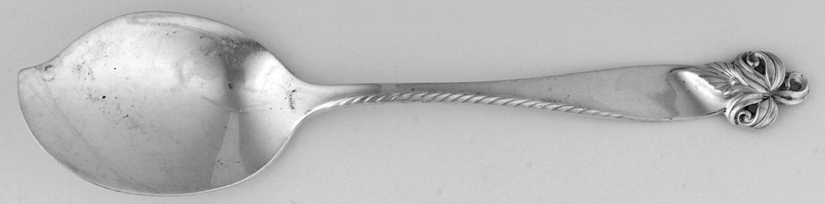 Orchid Elegance (Sterling, 1956) Large Solid Jelly Server by Wallace Silver-1