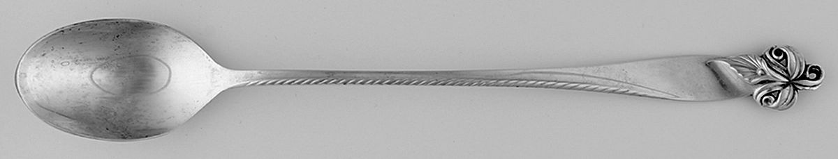 Orchid Elegance (Sterling, 1956) Iced Tea Spoon by Wallace Silver-1