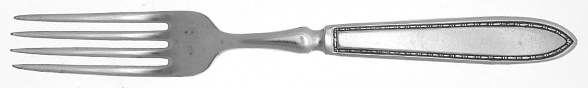 Pearl (Silverplate, 1913) Indented Solid Handled Fork by Wallace Silver-1