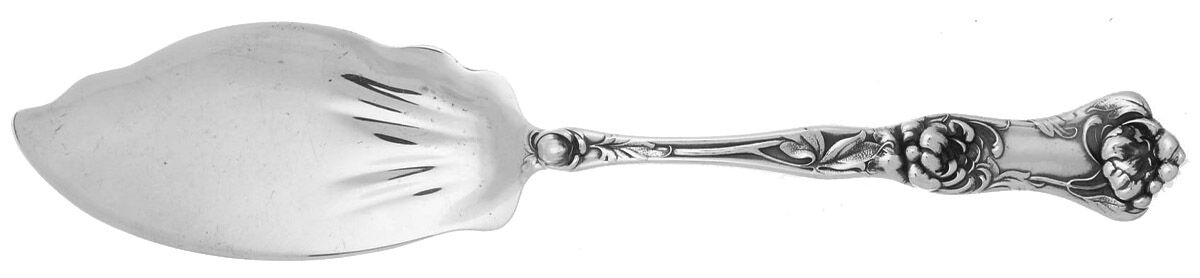 Peony (Sterling, 1906, No Monograms) Large Jelly Knife by Wallace Silver-1