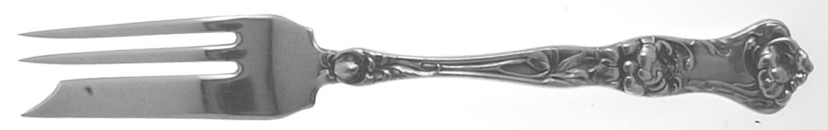 Peony (Sterling, 1906, No Monograms) Individual Pie Fork by Wallace Silver-1