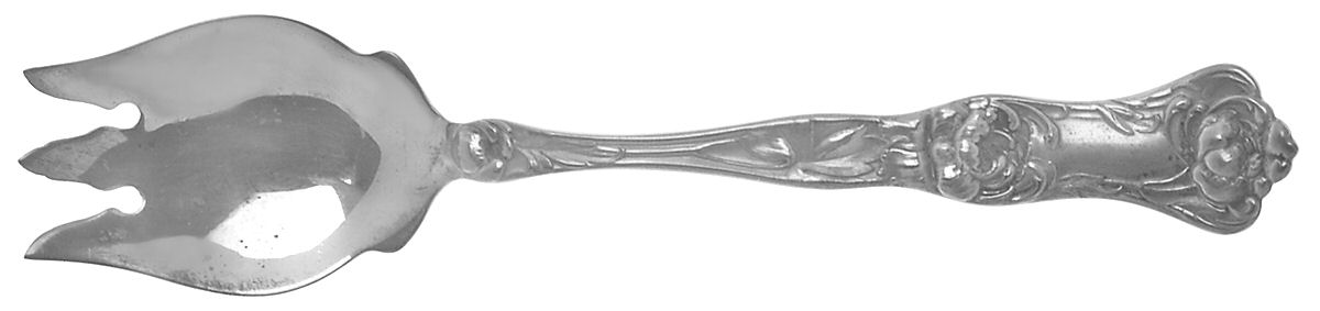 Peony (Sterling, 1906, No Monograms) Ice Cream Fork by Wallace Silver-1