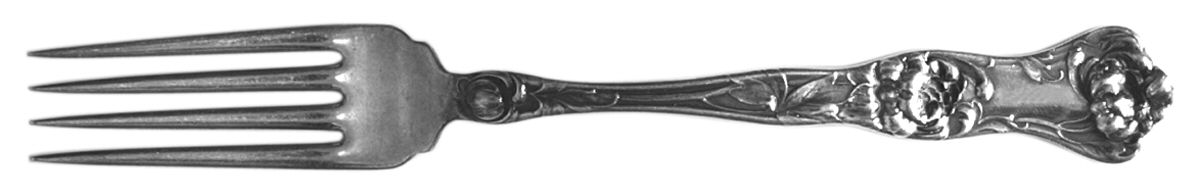 Peony (Sterling, 1906, No Monograms) Fork by Wallace Silver-1