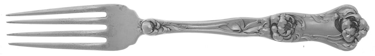 Peony (Sterling, 1906, No Monograms) Fork by Wallace Silver-1