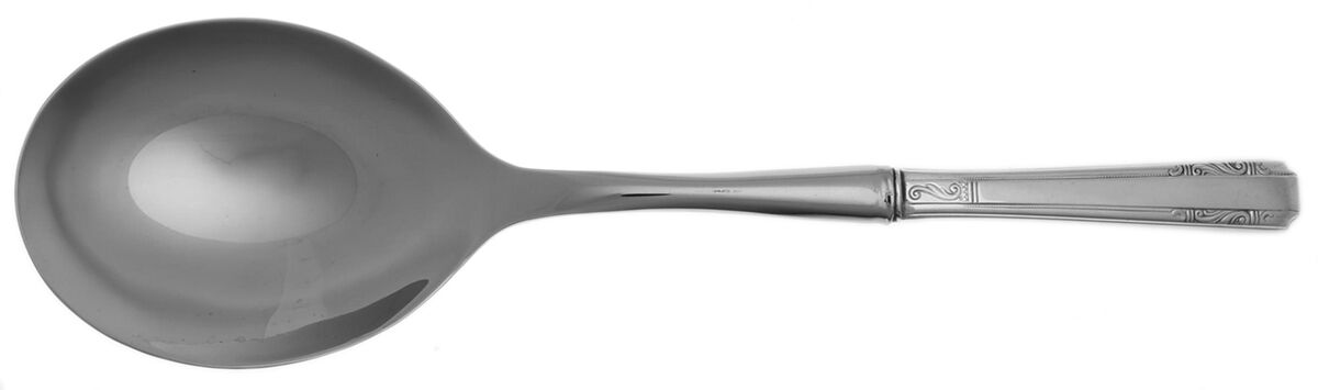 Personality (Silverplate, 1938, No Monograms) Casserole Spoon with Smooth Stainless Bowl HC by Wallace Silver-1