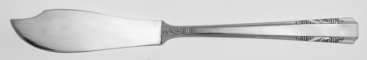 Personality (Silverplate, 1938, No Monograms) Flat Handle Master Butter Knife by Wallace Silver-1