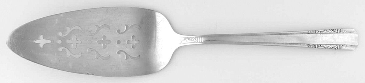 Personality (Silverplate, 1938, No Monograms) Solid Pie Server by Wallace Silver-1