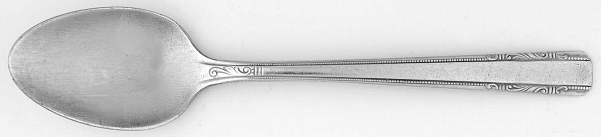 Personality (Silverplate, 1938, No Monograms) Five O'Clock Teaspoon by Wallace Silver-1
