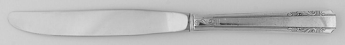 Personality (Silverplate, 1938, No Monograms) Modern Hollow Knife by Wallace Silver-1