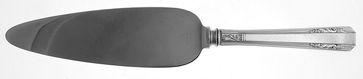 Personality (Silverplate, 1938, No Monograms) Pie Server with Stainless Blade by Wallace Silver-1