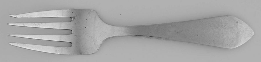 Plain Colonial (Sterling) Baby Fork by Wallace Silver-1
