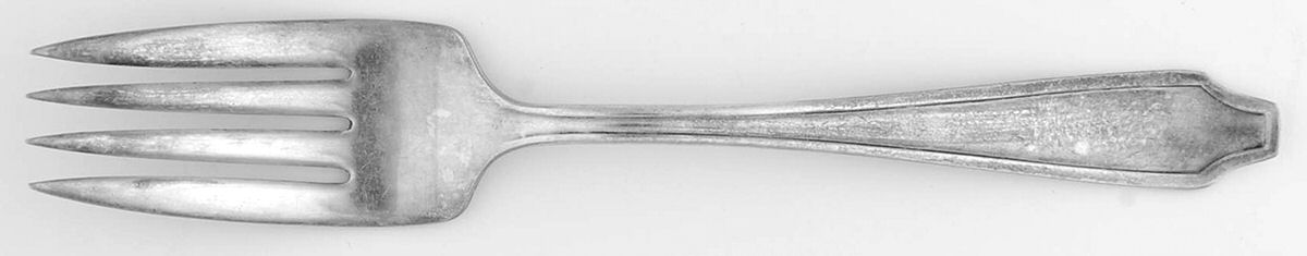 Plymouth-Dover (Silverplate, 1914) Individual Salad Fork by Wallace Silver-1