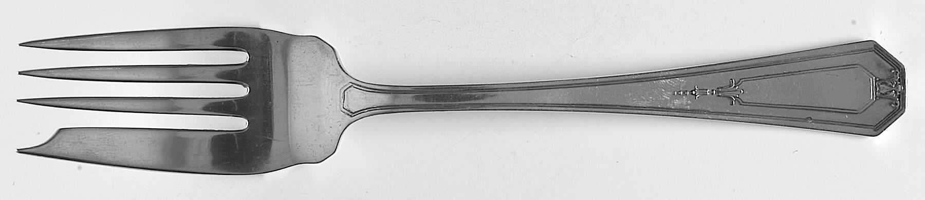 Princess Mary (Sterling, 1922, No Monos) Individual Salad Fork by Wallace Silver-1