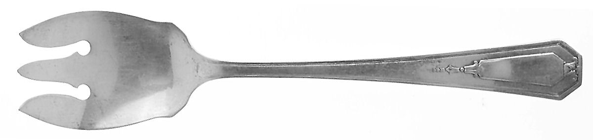 Princess Mary (Sterling, 1922, No Monos) Ice Cream Fork by Wallace Silver-1