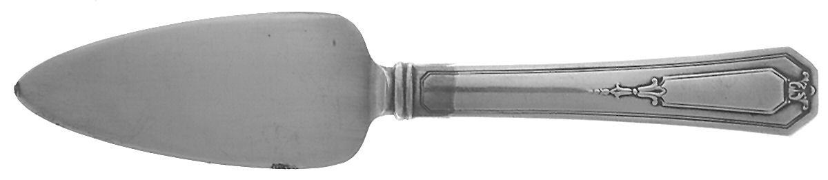 Princess Mary (Sterling, 1922, No Monos) Cheese Server with Silverplate Blade by Wallace Silver-1