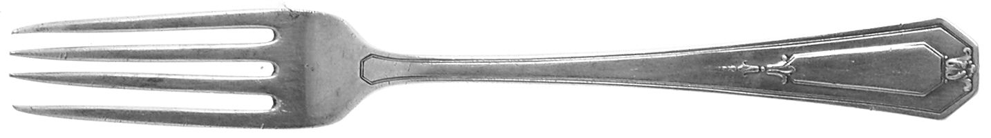 Princess Mary (Sterling, 1922, No Monos) Solid Youth Tea Fork by Wallace Silver-1