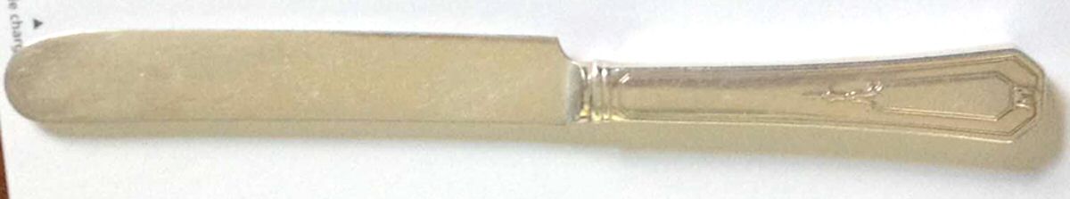 Princess Mary (Sterling, 1922, No Monos) Old French Hollow Knife by Wallace Silver-1