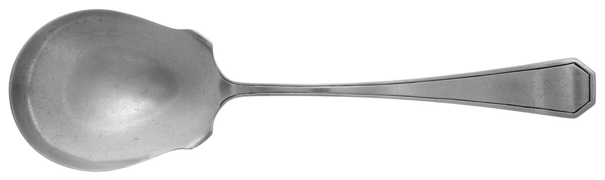 Princess Pat (Sterling, 1914) Preserve Spoon by Wallace Silver-1