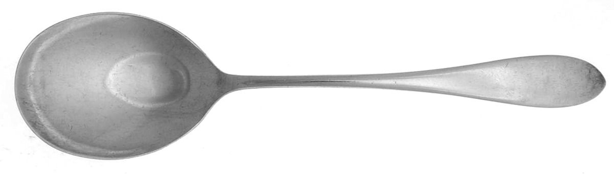 Puritan (Sterling, 1909) Round Bowl Soup Spoon (Gumbo) by Wallace Silver-1