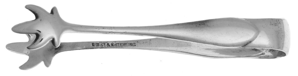 Puritan (Sterling, 1909) Bon Bon Tongs by Wallace Silver-1