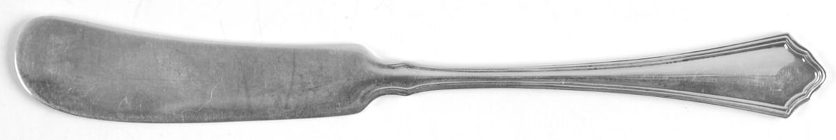 Putnam (Sterling, 1912) Flat Handle Butter Spreader by Wallace Silver-1