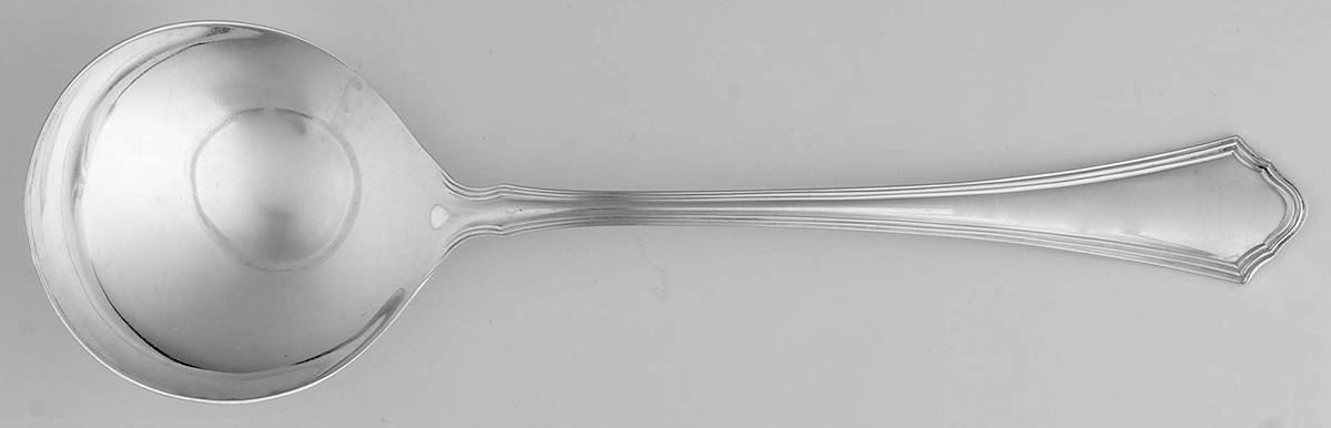 Putnam (Sterling, 1912) Round Bowl Soup Spoon (Gumbo) by Wallace Silver-1