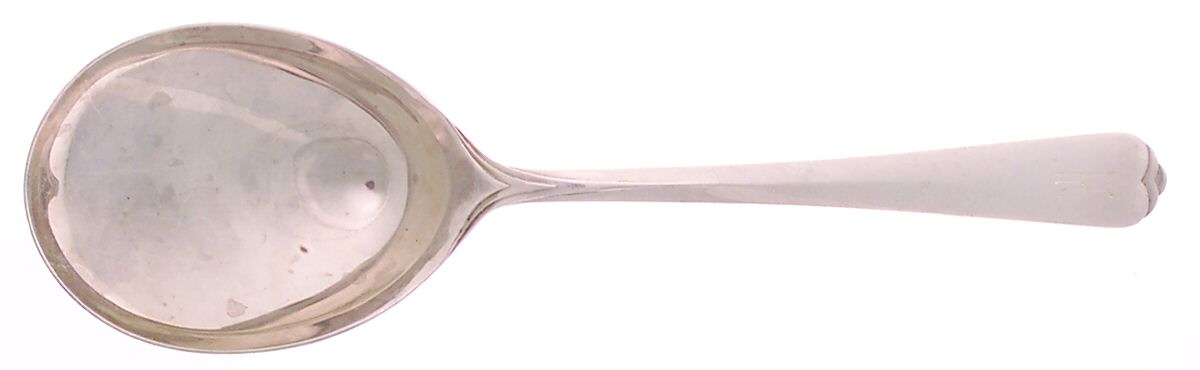 Reflection (Sterling, 1920) Large Solid Berry/Casserole Spoon by Wallace Silver-1