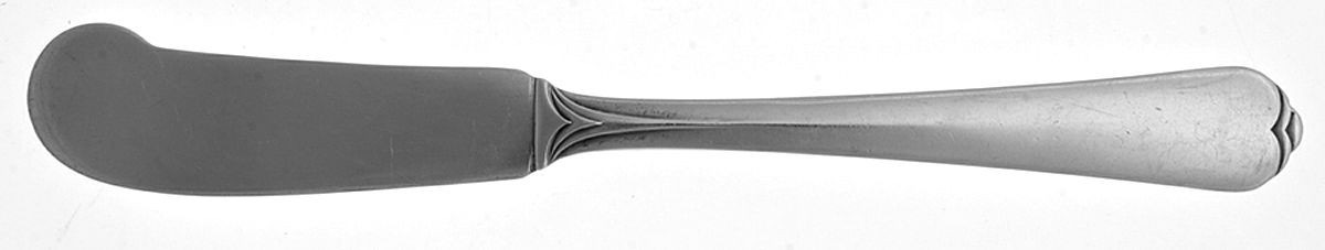 Reflection (Sterling, 1920) Flat Handle Butter Spreader by Wallace Silver-1
