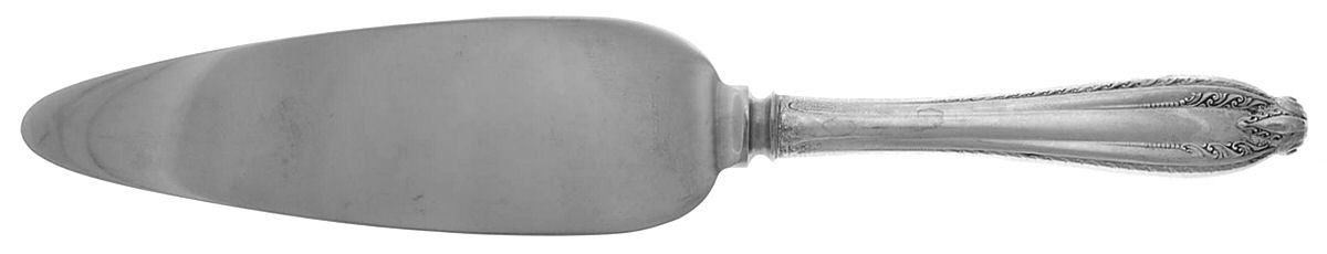 Rembrandt (Sterling, 1938, No Monograms) Pie Server with Stainless Blade by Wallace Silver-1