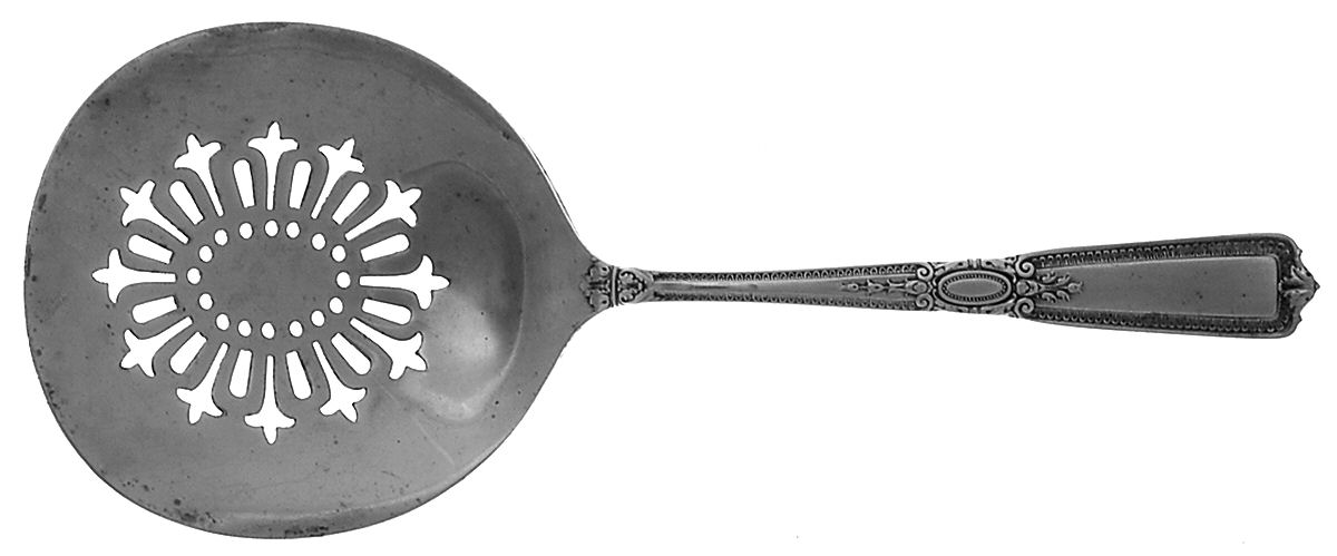 Renaissance (Sterling, 1925) Solid Bon Bon Spoon with Pierced Bowl by Wallace Silver-1