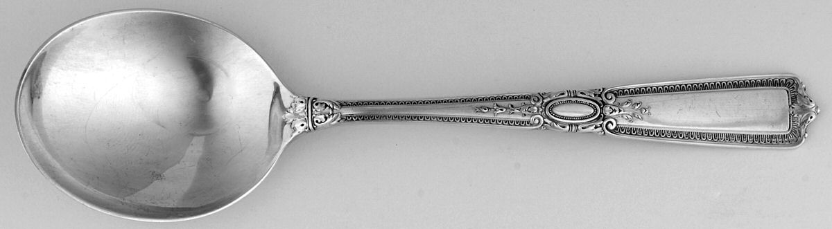 Renaissance (Sterling, 1925) Round Bowl Soup Spoon (Cream Soup) by Wallace Silver-1