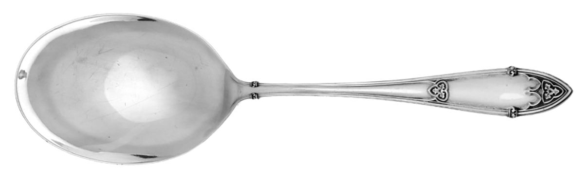 Rheims (Sterling, 1919) Small Solid Berry/Casserole Spoon by Wallace Silver-1