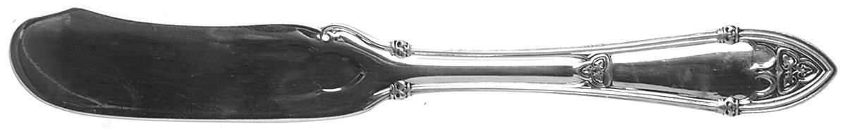 Rheims (Sterling, 1919) Flat Handle Butter Spreader by Wallace Silver-1