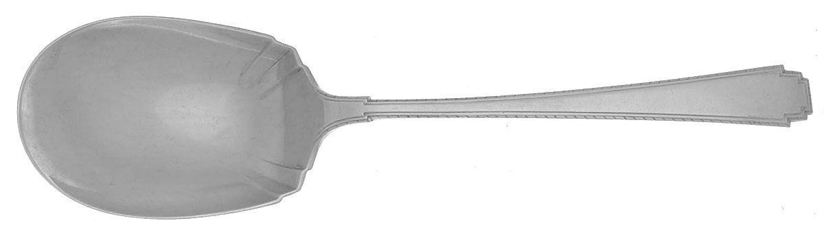 Rhythm (Sterling, 1929) Preserve Spoon by Wallace Silver-1