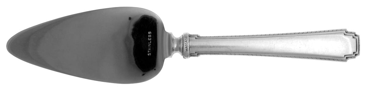 Rhythm (Sterling, 1929) Cheese Server with Stainless Blade by Wallace Silver-1