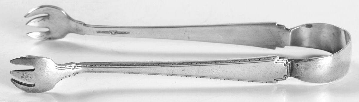 Rhythm (Sterling, 1929) Sugar Tongs by Wallace Silver-1