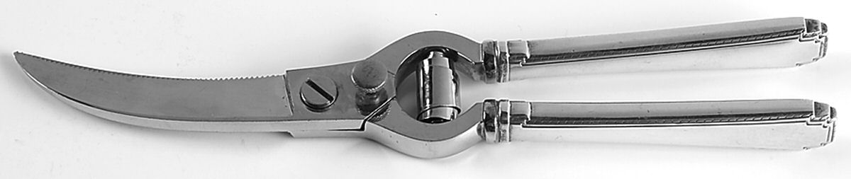 Rhythm (Sterling, 1929) Poultry Shears with Stainless Blades by Wallace Silver-1