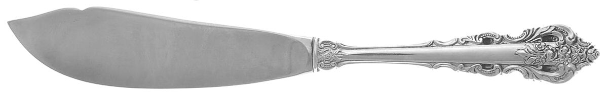 Royal Baroque (Silverplate, 1981) Hollow Handle Master Butter Knife by Wallace Silver-1