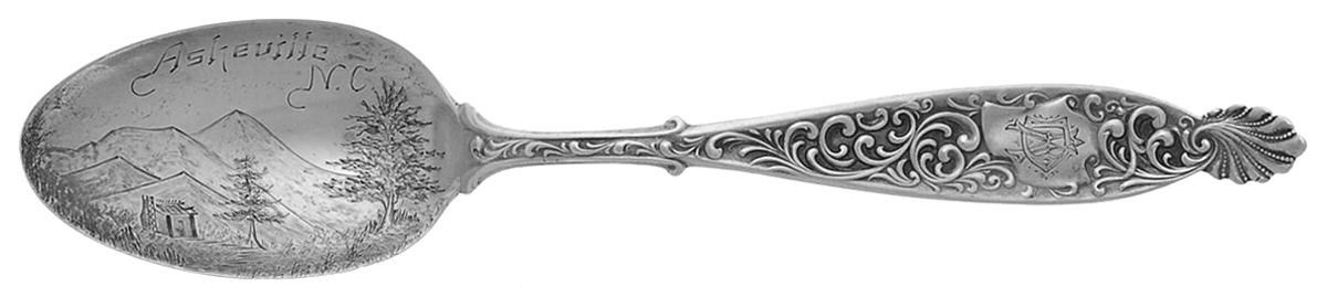 Rodney (Sterling, 1894) Souvenir Spoon (Teaspoon) by Wallace Silver-1